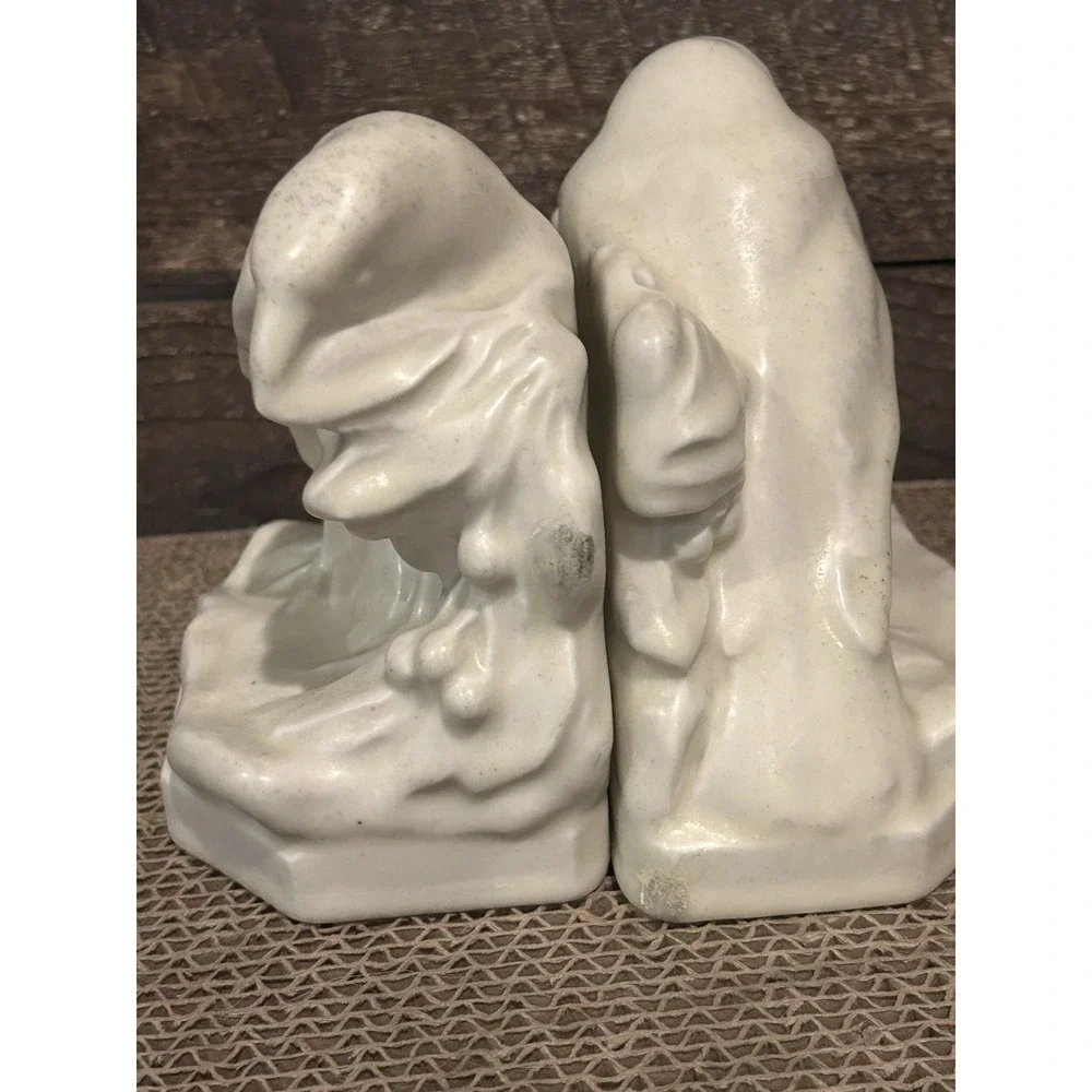 1939 Rookwood William McDonald‎ 2275 Rook Raven Bird Bookends 5.5